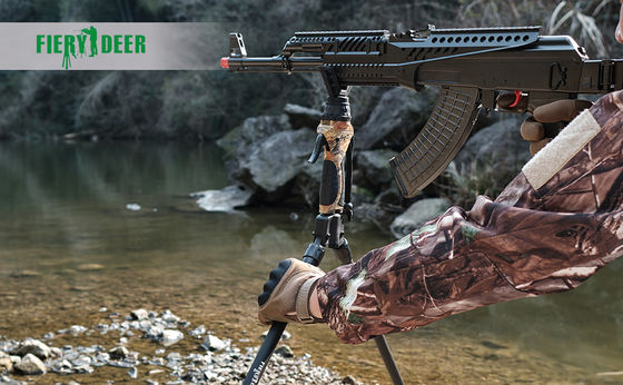 Lightweight Aluminum Alloy Hunting Tripod With Ergonomics Retractable Leg Camouflage Grip
