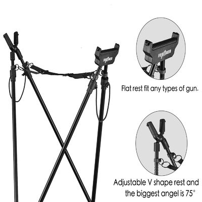 Aluminum Alloy Black Hunting Stick 0.85kg Lightweight For Successful Hunting Sessions