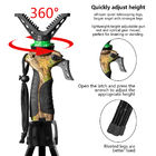 Height Adjustable Long Hunting Bracket 360 Degree Rotation Easy To Use Quick Open